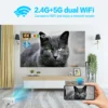 Upgraded Mini Projector Video Projector HD 1080P Supported Portable Home Projector Compatible with  HDMI,  Laptop, iPhone 3