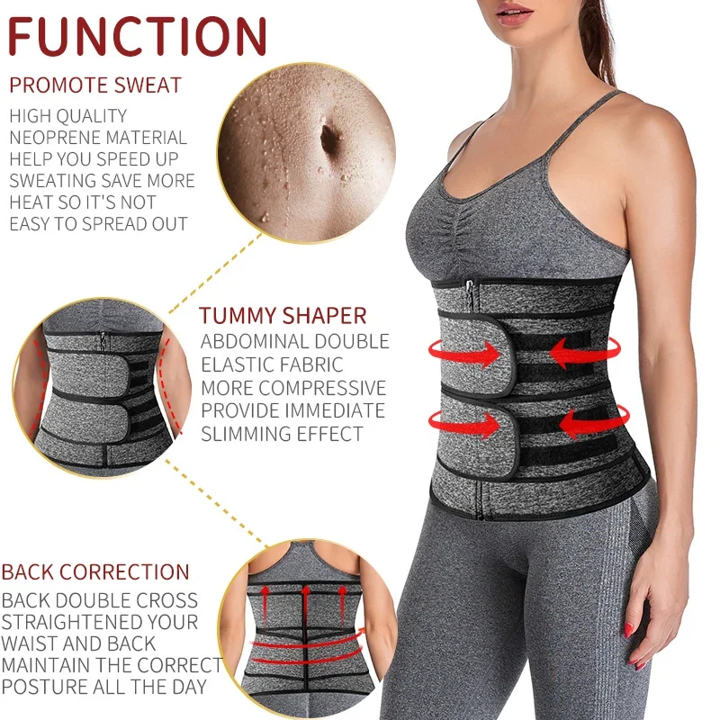 

Belt Neoprene Body Shaper Tummy Sweat Shapewear Slimming Sheath Corset