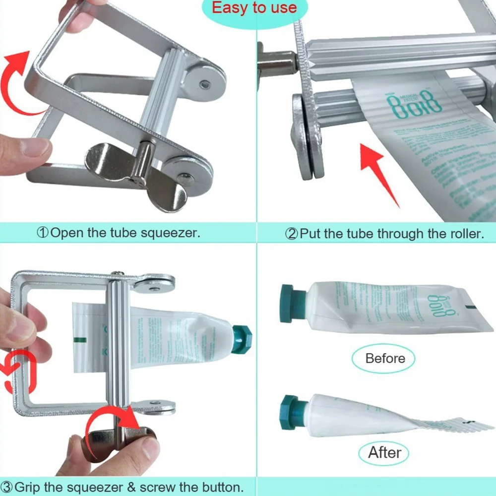 뜨거운 판매 고품질 금속 치약 튜브 압착기 페인트 튜브 압착기