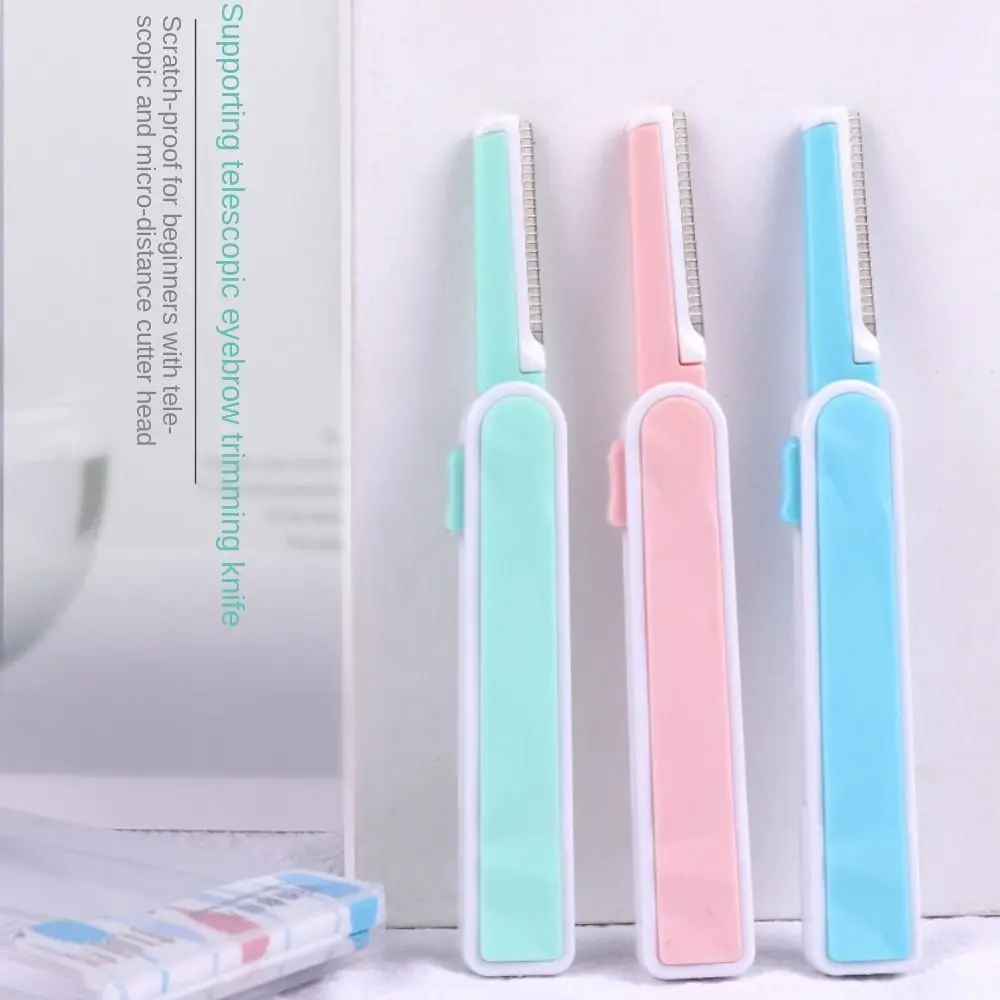 Professional Stainless Brow Shaver Anti-scratch Safety Eye Brow Shaping Blades for Beginner Soft Women Face Razor Makeup Tools 2