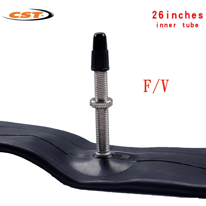 2pcs CST Mountain Bike Inner Tube MTB Parts 26*1.25, 1.5, 1.75, 2.125 BMX 26*1 3/8 Cycling 26 inch inner Foldable Bicycle Tires