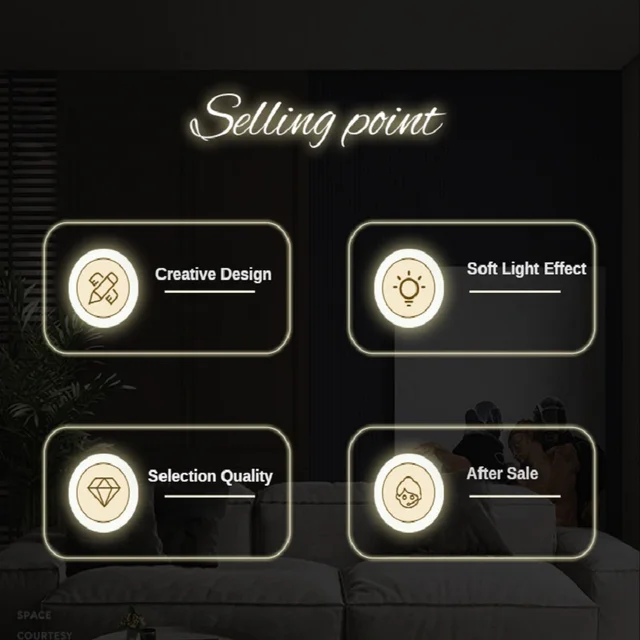 Lampe de chevet LED tactile en forme de champignon, luminaire décoratif d'intérieur – Image 6