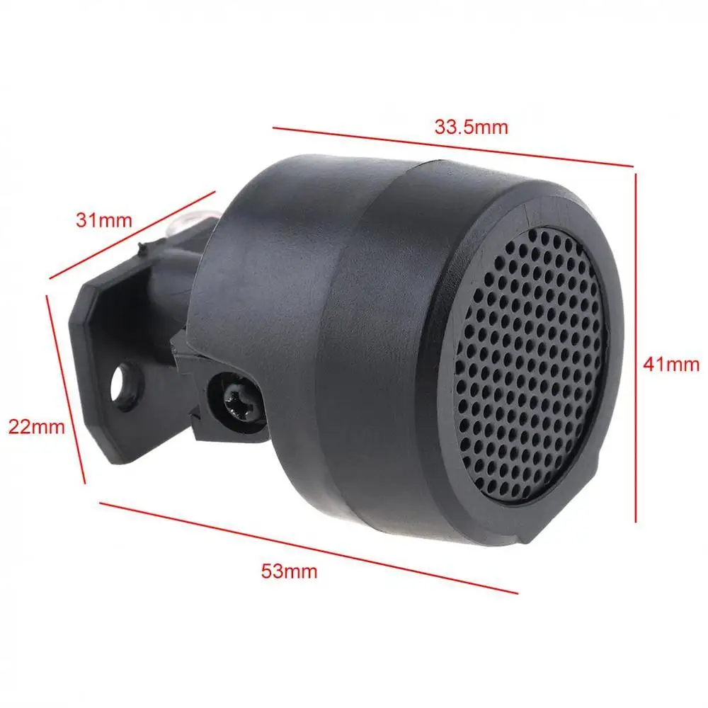 1Pair 12V Tweeter Speakers 500W Pre-wired Dome Audio System High Quality Super Loud For Auto Car Wear Resistant And Durable