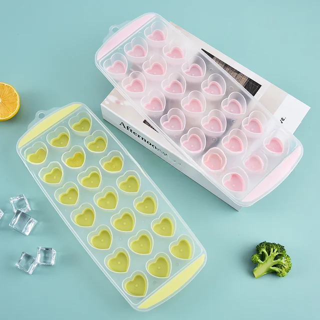 Mini Heart Silicone Mold Ice Cube Tray DIY Chocolate Fondant Mould 3D  Pastry Jelly Cookies Baking Cake Decoration Pastry Tools