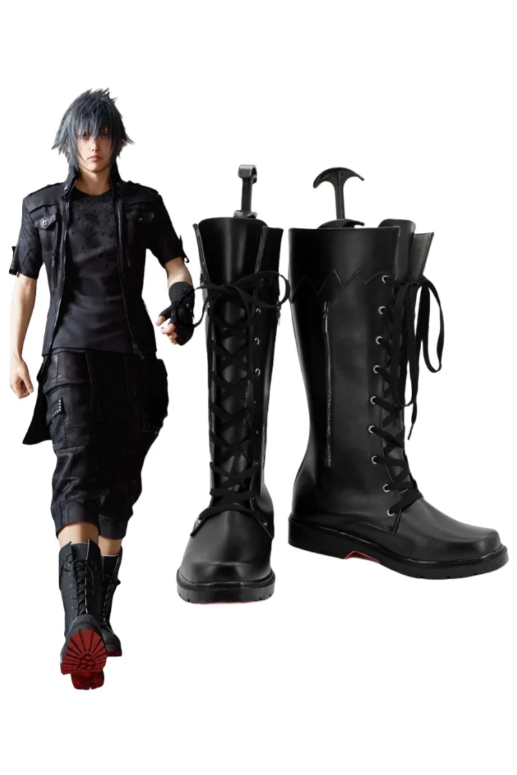 Final Fantasy XV Noctis Lucis Caelum Cosplay Boots for Adults (Unofficial)