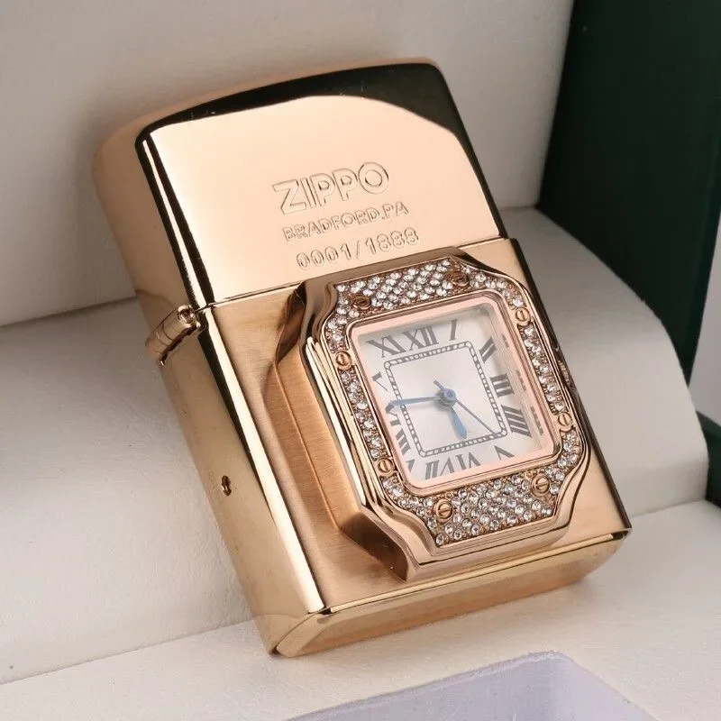 Zippo Lighter Watch Time Collezione Antivento In Scatola