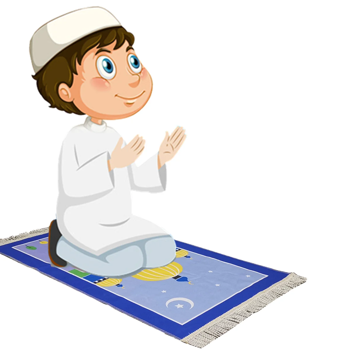 Muslim Prayer Rug Kids Children Islamic Mat Educational Janamaz Girl Boy Salah Child Praying Rugs prayer mat