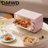 Mini Electric Oven 12L Capacity Household Multi-functional Backing Tool Double trays Temperature adjust With timer Knob control 4