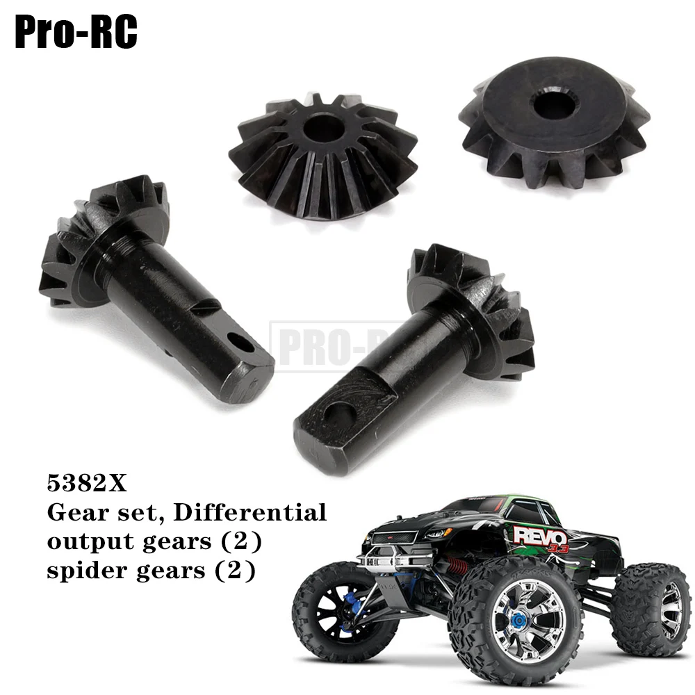 4Pcs 5382X 2.0MM 13T Harden Steel Differential Spider Gears Set for RC