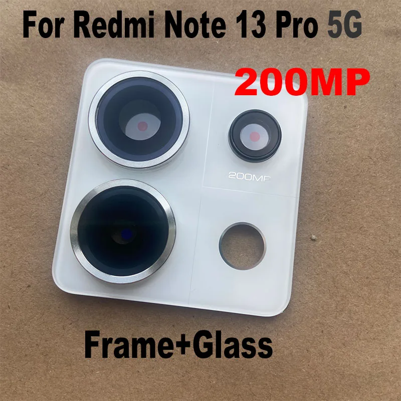 Vetro Protezione Fotocamera Per Xiaomi Redmi Note 13 Pro 4G – Ultra Sottile Antigraffio Con Colla