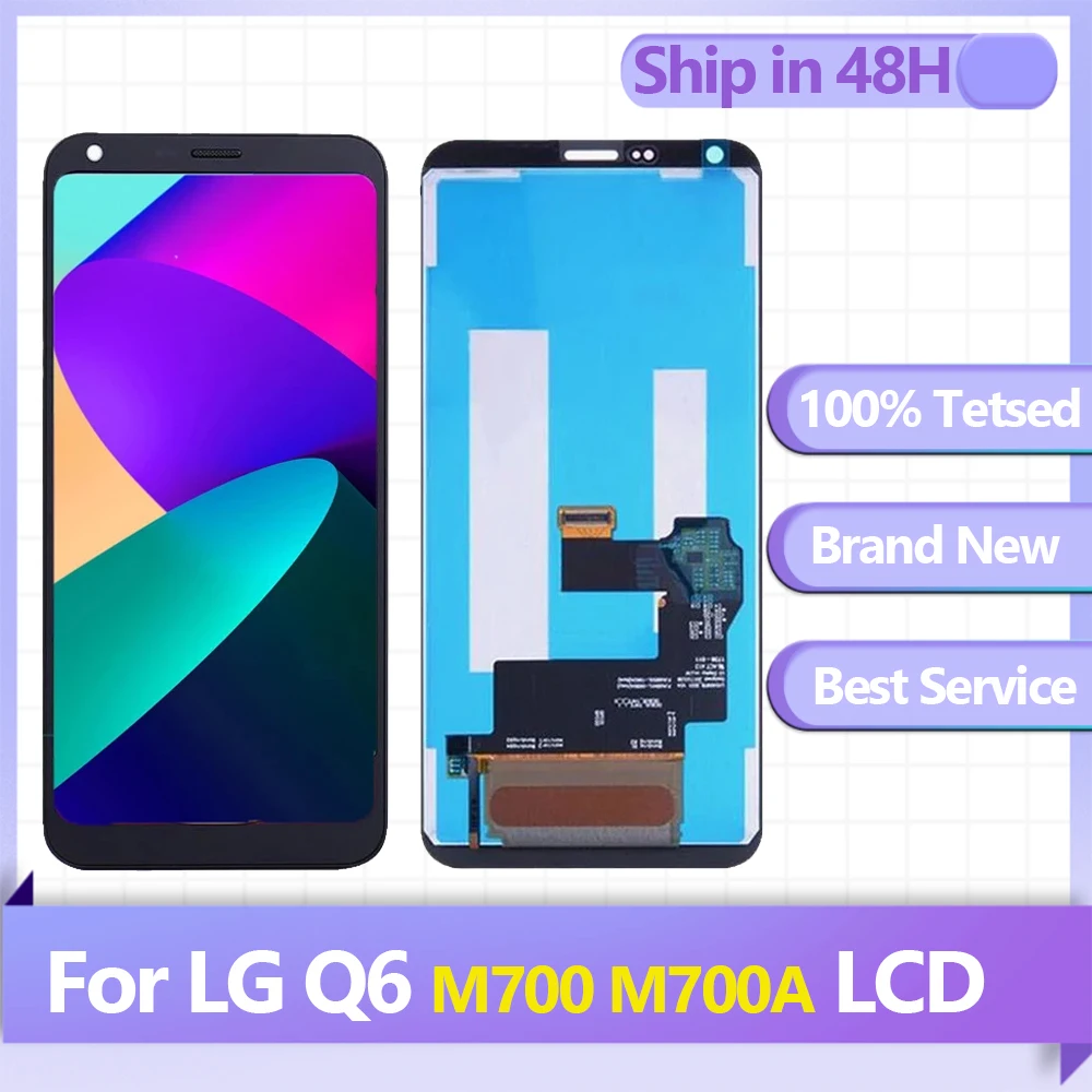 

5,5 ''Новый ЖК-дисплей для LG Q6 LG-M700 M700A US700 M700H M703 M700Y, ЖК-дисплей + запасная деталь