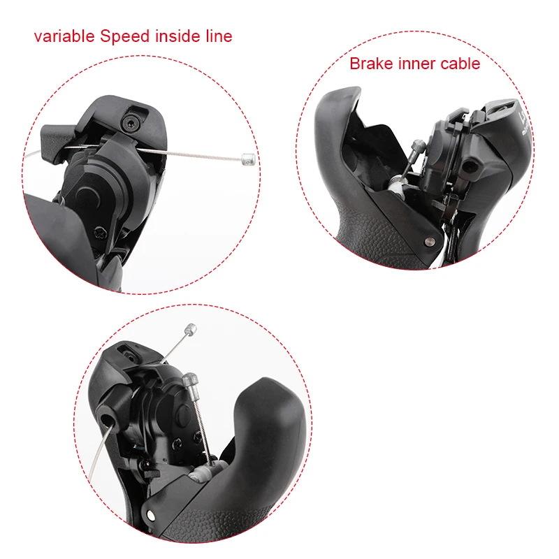 Description Picture 4 of itemMicroNEW Road Bike Shifters 3x7 3x8 3x9 3x10 3X11Speed Brake Lever Bicycle 2x7 2x8 2x9 2x10 Speed Derailleur for Shimano
