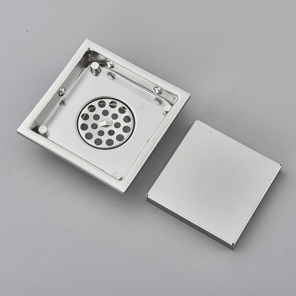 Description Picture 5 of itemBathroom Invisible Floor Drain 304 Stainless Steel Anti-odor Bath Shower Tray Long Drainage Linear Floor Drains Cover