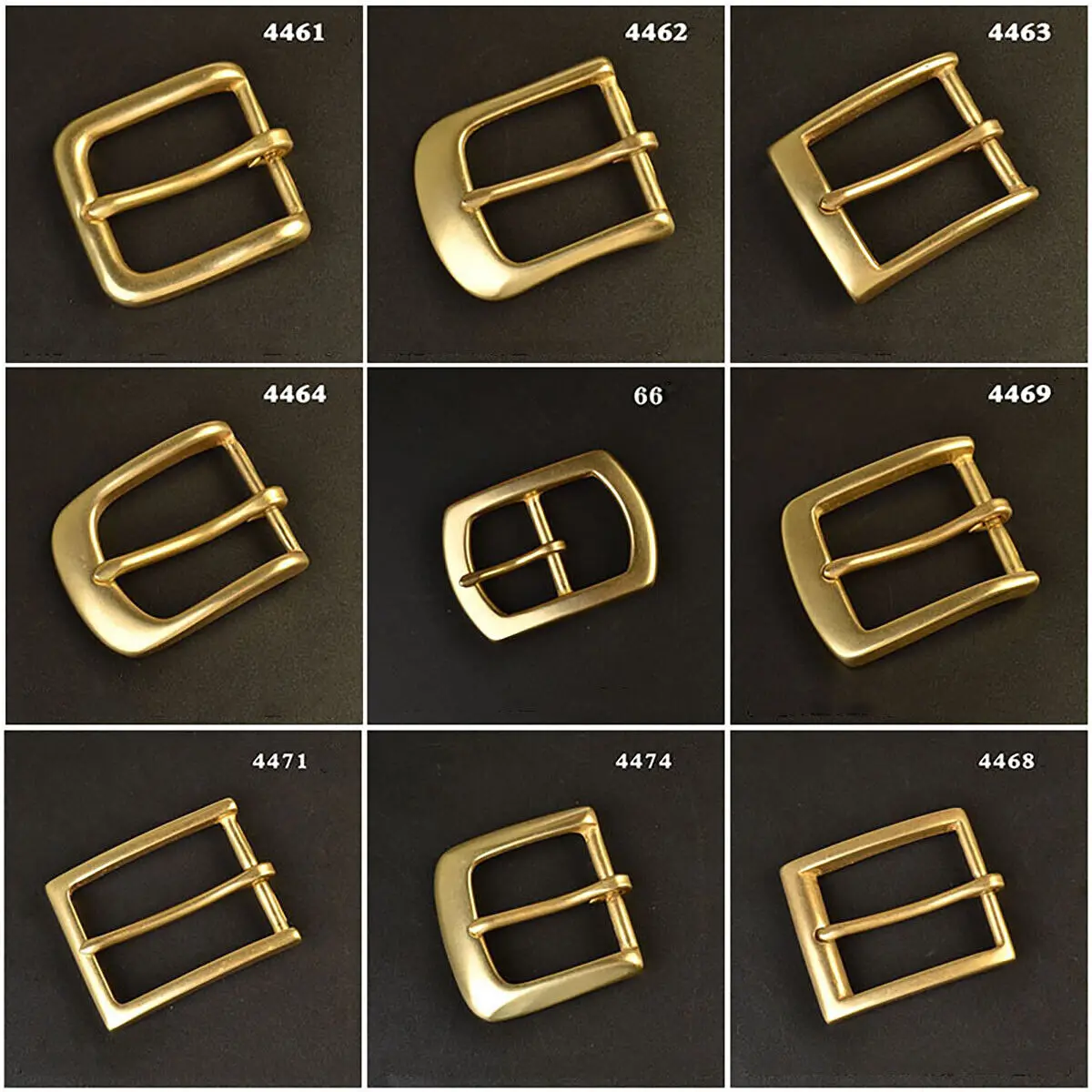Premium Solid Brass Pin Buckle for Leather Craft and Belt Replacement