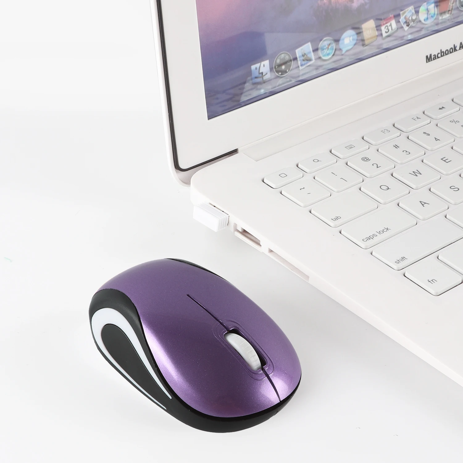 Compact Wireless Mouse - Lightweight, Portable, and Easy Plug-and-Play