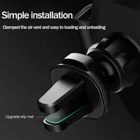 10W Qi Wireless Fast Charger Car Mount Air Vent Mobile Phone Holder Charging Stand Fit For