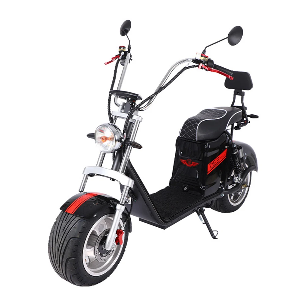 12InchesElectricMotorcycle60V2040AhLithiumBatteryMopedScooter