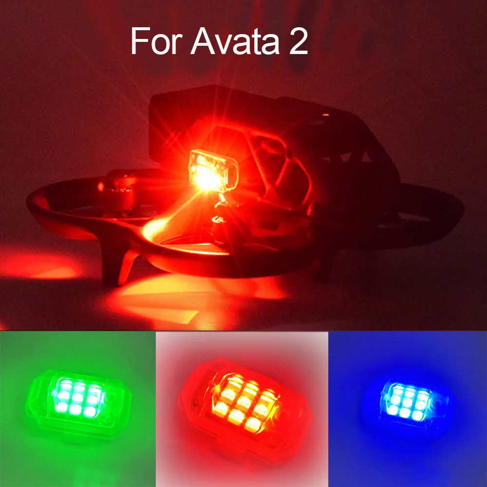 Strobe LED Warning Light for DJI Avata 2/Air 3/Mini 4 Pro/Mavic 3 Flash Turn Light 7 Colors Signal Indicator Drone Accessories
