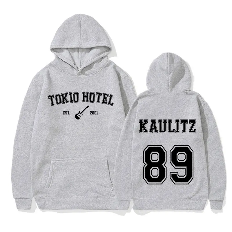 Rock Band Tokio Hotel Kaulitz Hoodie Men's Fashion Casual Pullover Sweatshirt Men Women Hop Oversized Hooded Punk Streetwear