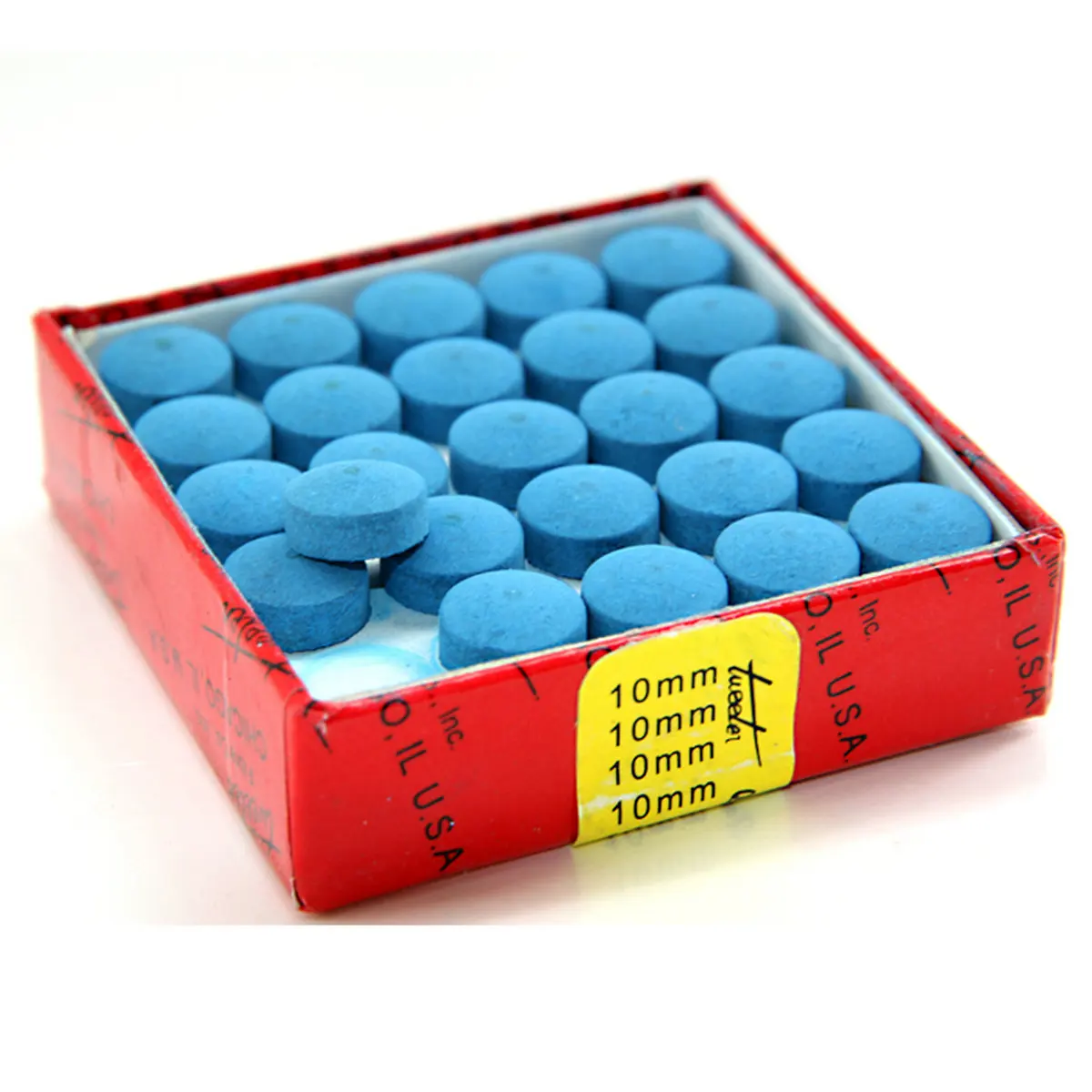 50pcs ELK Billiards House Club Master Cue Tip 10/12/13mm pool cue tips,billiard cue tips