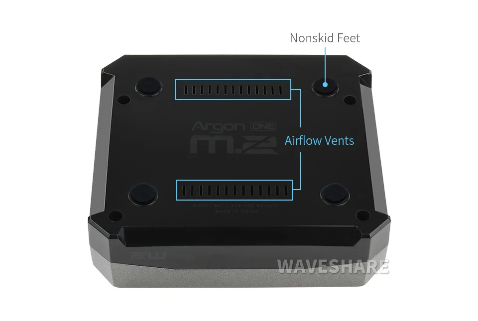usb 3.0, uasp suporte, ventilador embutido, rpi