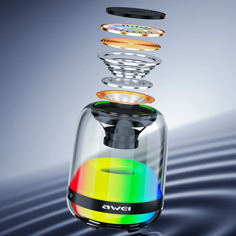 Awei Y386 RGB Lights Bluetooth 5.1 Speaker 2