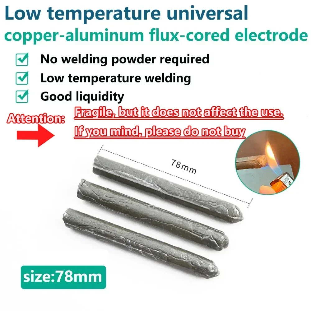 Low Temperature repair agent 1/150Pcs for Steel Copper Stainless Iron Plastic Aluminum Rods repair agent