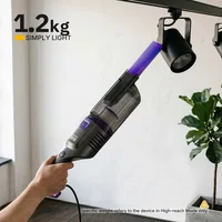 BIGBANN Aspirateur balai 3-en-1, aspirateur à main filaire avec une puissante aspiration pour sols durs, maison, poils d'animaux et petits espaces 3