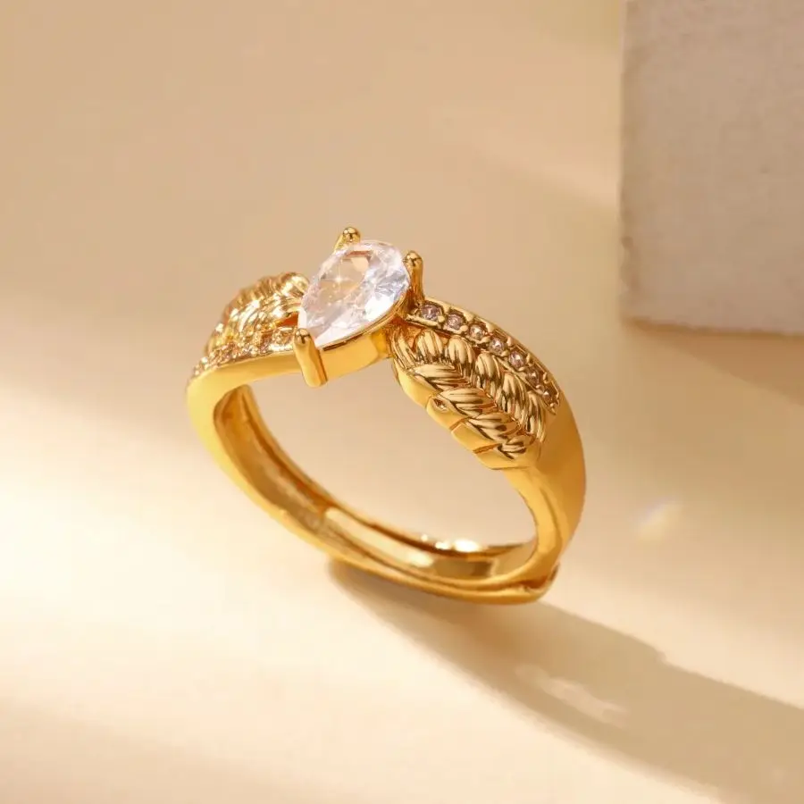 Zircon Geometric Adjustable Ring For Women