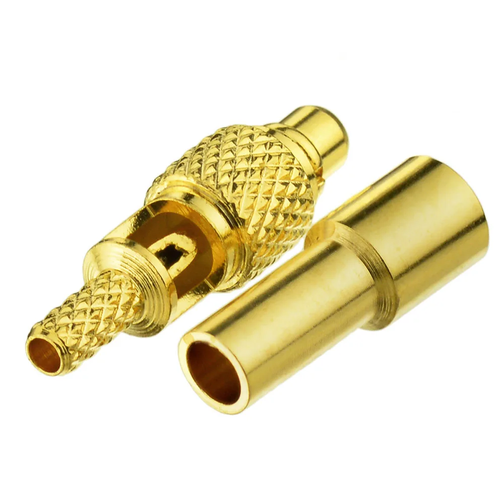 

Superbat MMCX Crimp Male Straight Goldplated Connector for 1.13mm Coaxial Cable