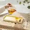 Japanese Decorative Rectangular Tray Plastic Imitation Wood Grain Serving Tray Tea Cup Saucer Fruit Snack Storage Plate Trays 3
