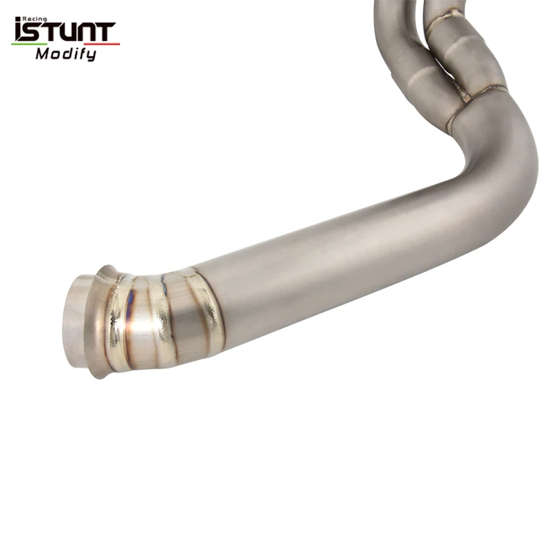 Slip On For Husqvarna Norden 901 Motorcycle Exhaust Modify Escape Moto System Titanium alloy Front Link Pipe Original Muffler - Image 5