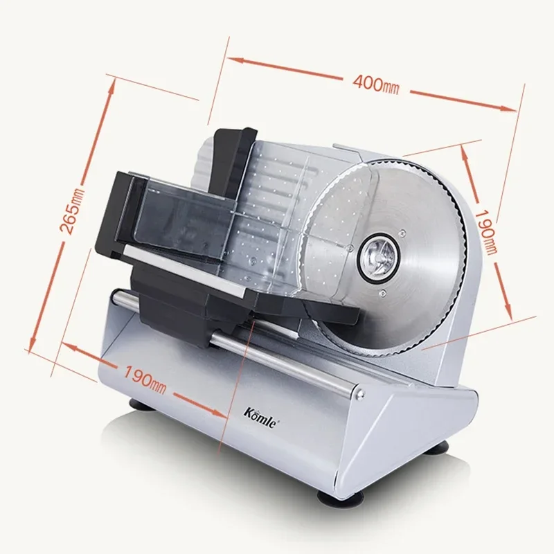 Electric Food Slicer 220V Household Desktop Fruit Lamb and Beef Slicers 0-22mm Bread Ham Vegetable Meat Cutting Machine vegetable cutter,meat slicer