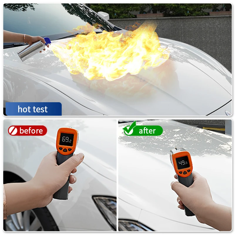 HGKJ 300ml Crystal Ceramic Car Coating Polishing Auto Oleophobic Hydrophobic Coating Water Repellent Crystal Plating Spray car coating spray car coating agent