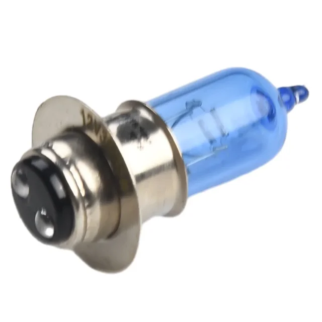 1pc Motorcycle Halogen Bulb 12V 35W Super Bright H6 T19 P15D Motorcycle Headlight Bulbs Lamp For All Motorcycle Electric Vehicle 3