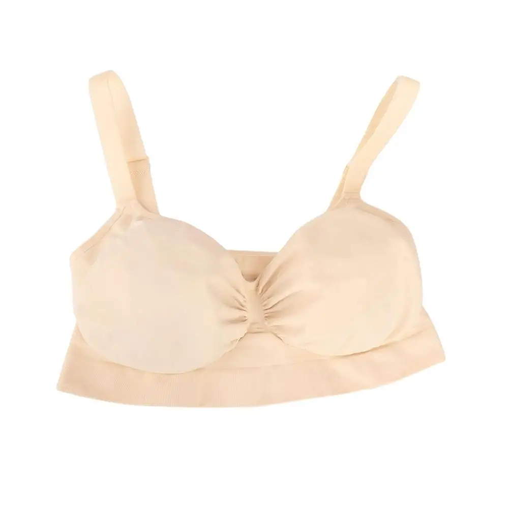 Sports Bras for Women Wireless Soft Workout Bra Full Coverage Push Up Bralettes Seamless Crop Cami Bra for Yoga Fitness