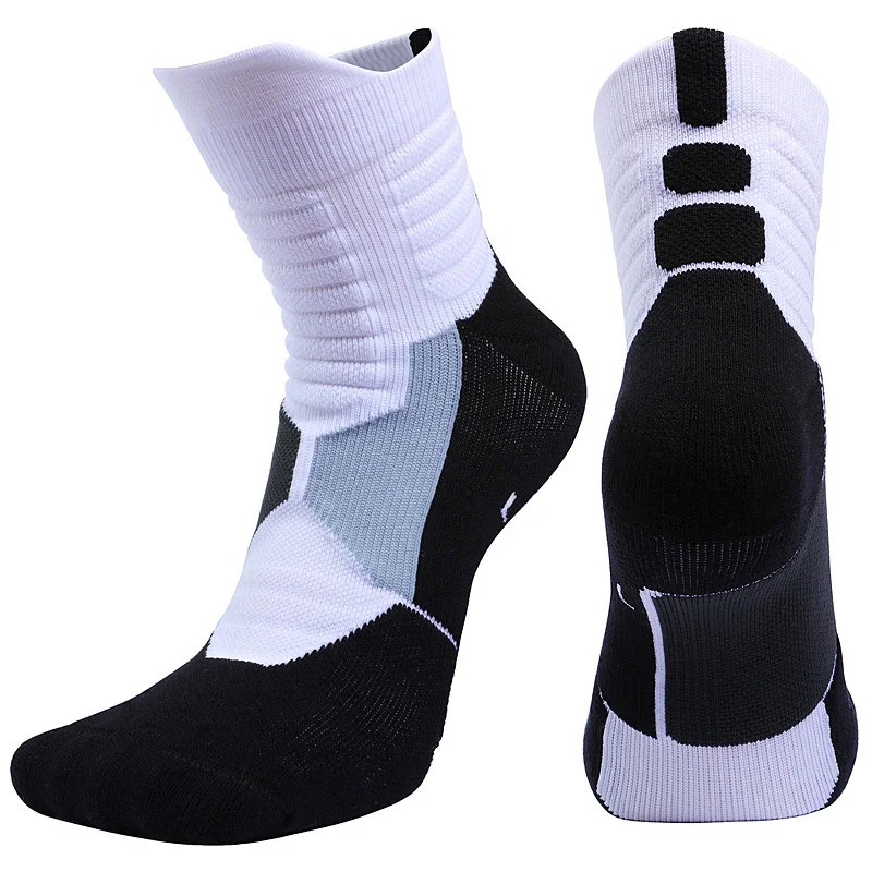 Sports Socks Basketball Socks Thick Breathable Deodorant Towel Bottom