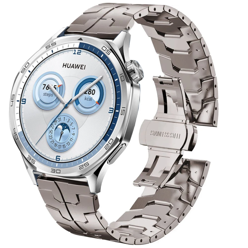 Luxurious Stainless Steel Watch Strap - Premium Metal Band Bracelet