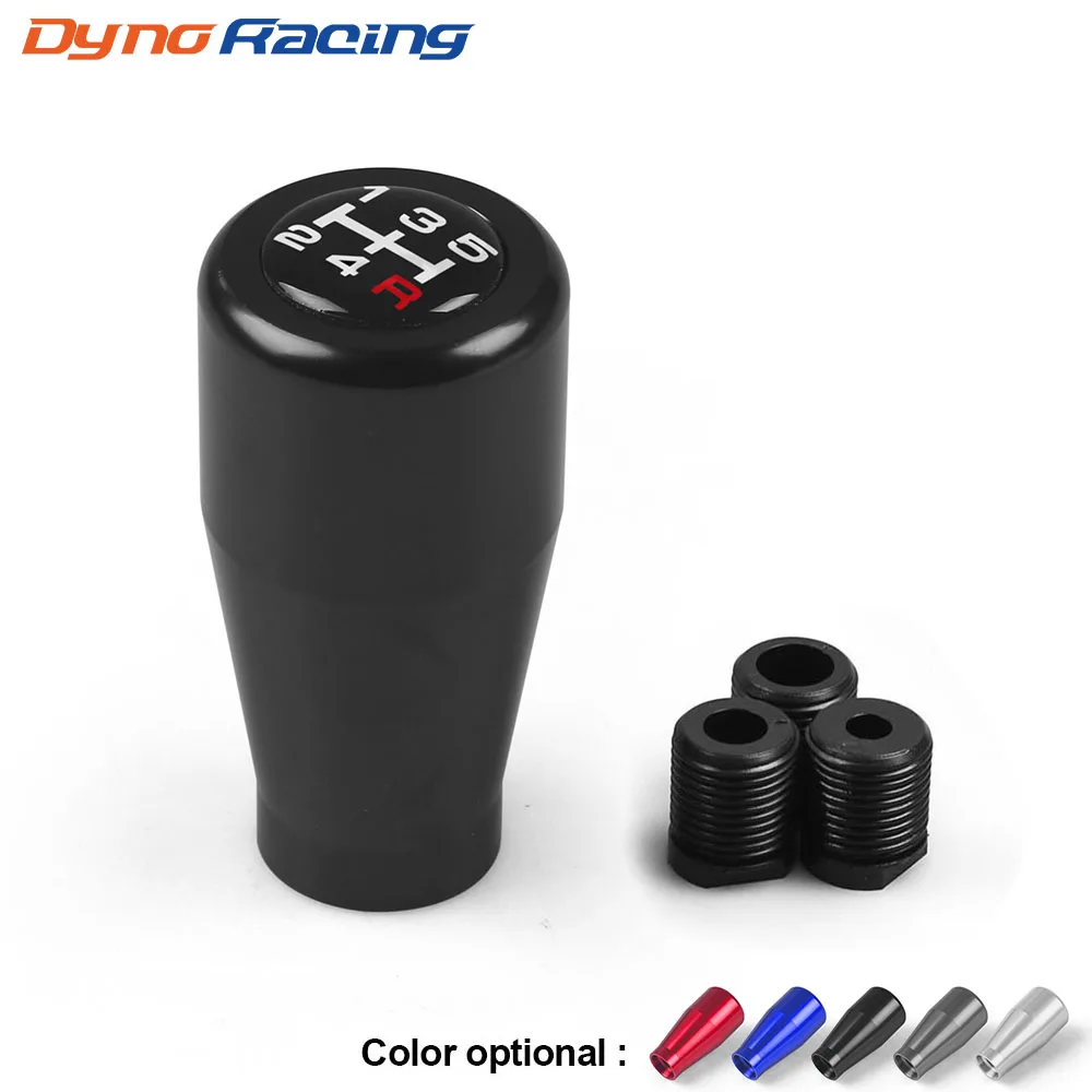 Gear Shift Knob Carbon Fiber MUGEN 6 Speed Universal Manual Automatic Ats Shifter