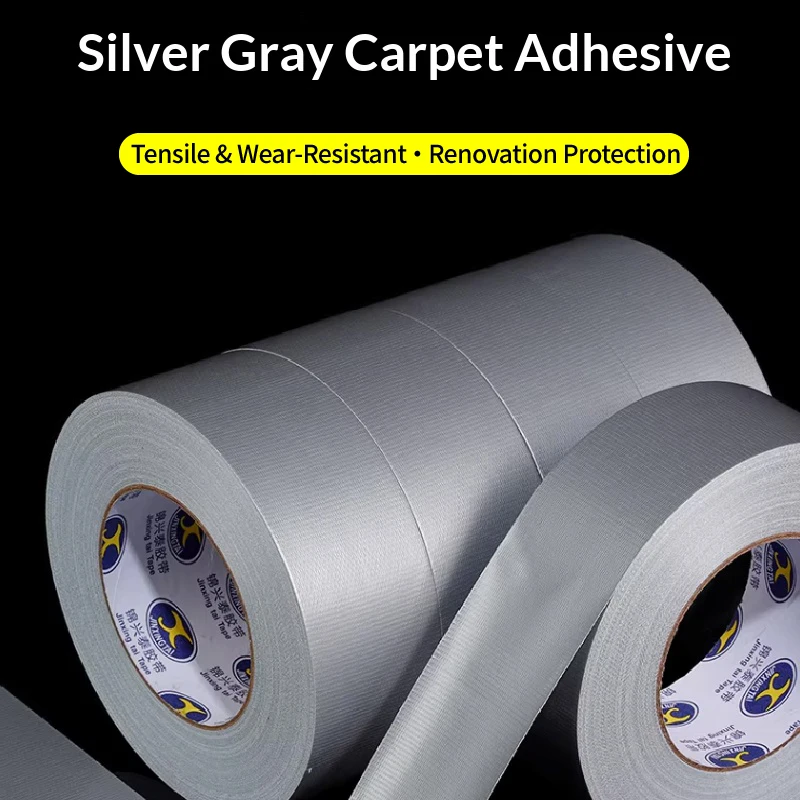 헤비 듀티 덕트 테이프 80mm x 10.2m 11mil 초광폭 방수 천 테이프 강력 접착 수리 테이프 (가정용 DIY 자동차용)