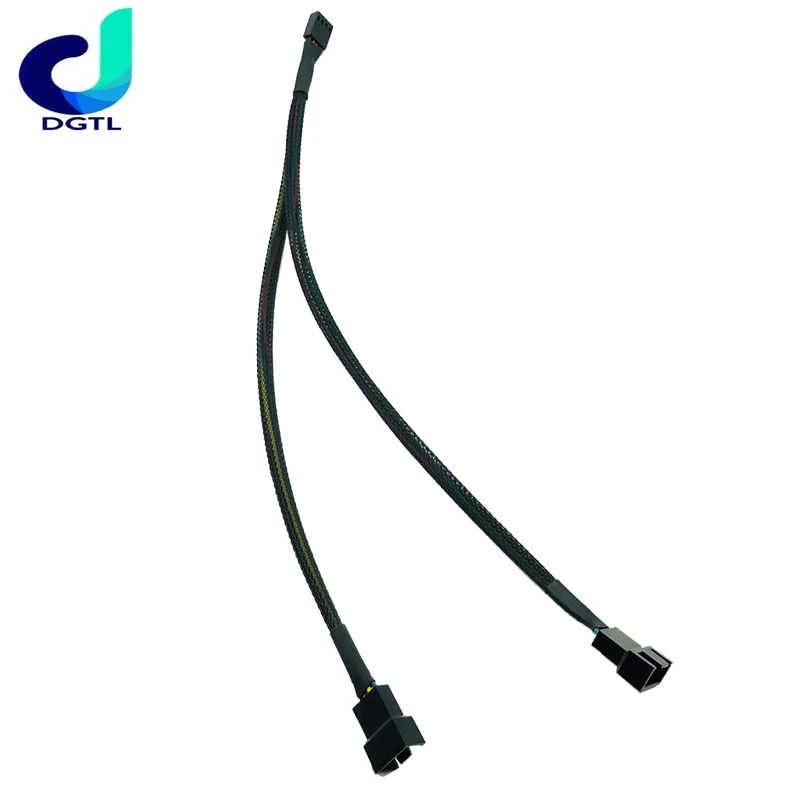 Mainboard CPU 4 PIN Fan Extention Cables PWM 4P Adapter Cable Computer Case 4 PIN Power Cables Connectors Fan Splitter