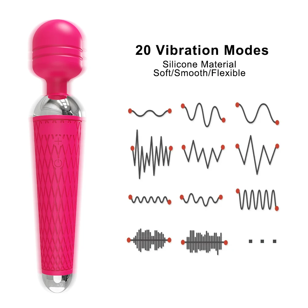 Sex Toys Clitoris Stimulation Powerful AV Vibrator Female Magic-Wand Nipple Clitoris Stimulator Adult Erotic Product Sex Toys for Women