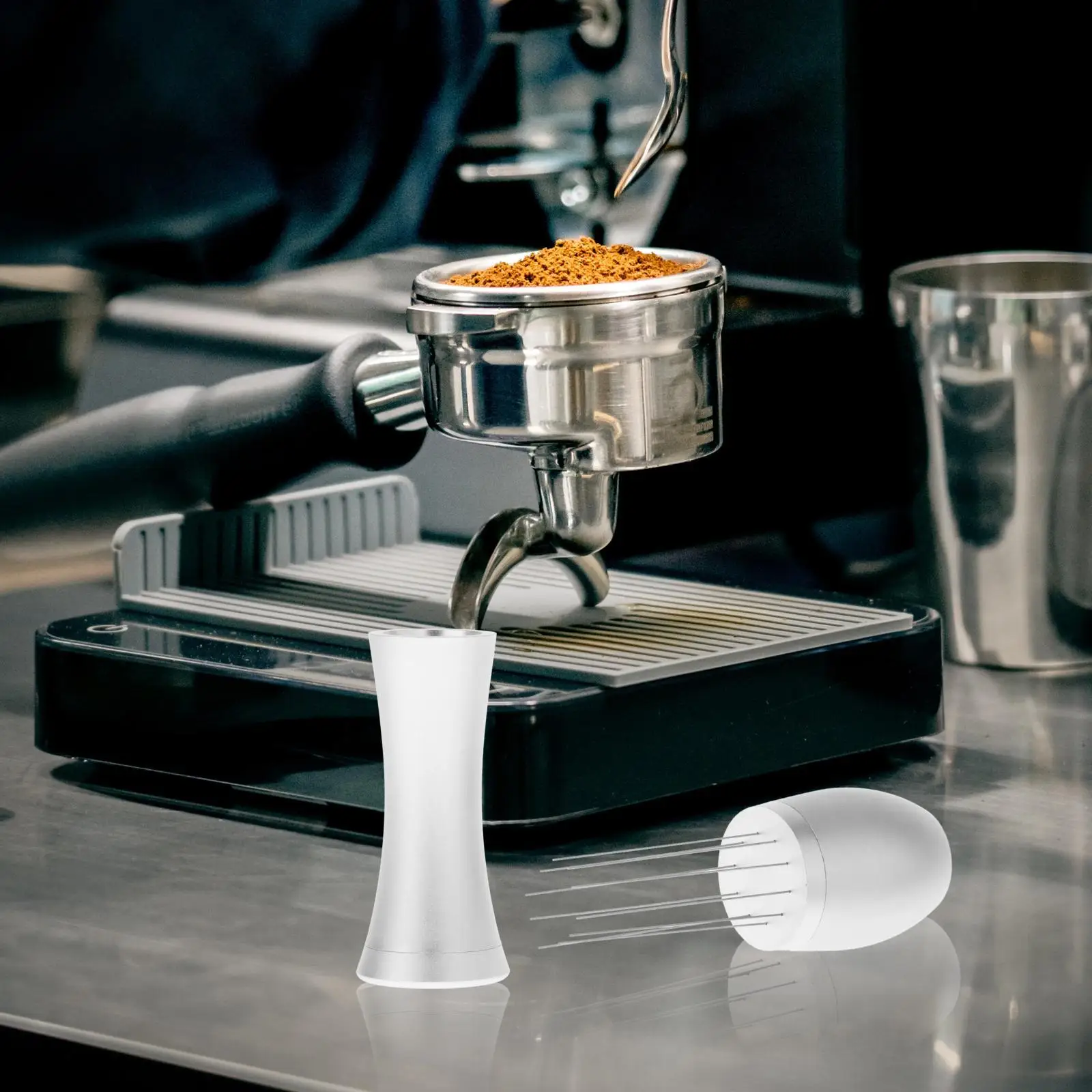 

Ручная мешалка для эспрессо, ручка из алюминиевого сплава для церемоний, кафе, отелей