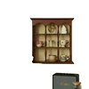 Vintage American Wooden Cup Holder Wall-Mounted Display Rack for Collectibles Solid Wood Cup Rack for Kitchen or Bar 6