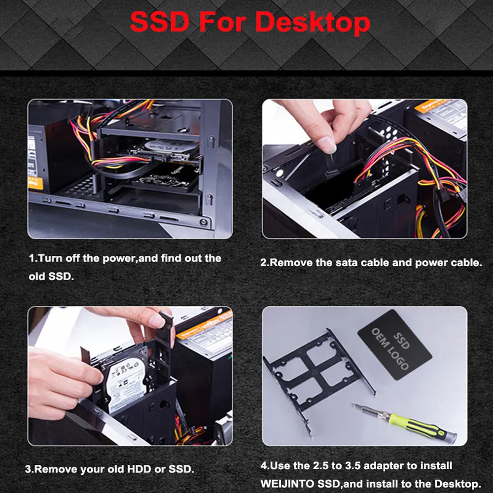 internal ssd drive CeaMere Sata Ssd 5pcs 120GB 2.5 SSD  128GB 240GB 256GB Hard Drive Disk 480GB512GB HDD Disk Internal Hard Drive Free Custom Logo internal sata ssd