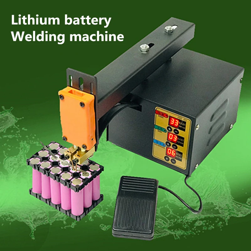 

Mini Battery Spot Welder 18650 Lithium Batteries Contact Welding 3KW Big Power Precision Pulse Nickel Strip Spot Welding Machine