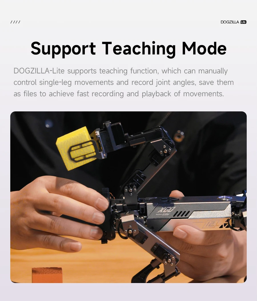 S220319aacc044bddb9c1f0b245f83a34V DOGZILLA Lite 로봇 개 AI 비전 Raspberry Pi 교육 장난감