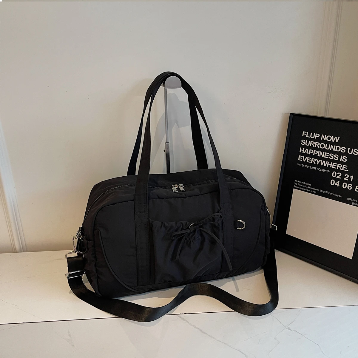 حقيبة سفر جديدة ذات سعة كبيرة، مصممة لتكون حقيبة ك...