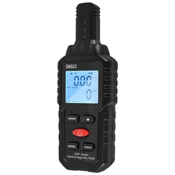 Professional 3 - in - 1 Handheld EMF Meter with Sound and Light Alarm, Digital LCD Display (Black)
