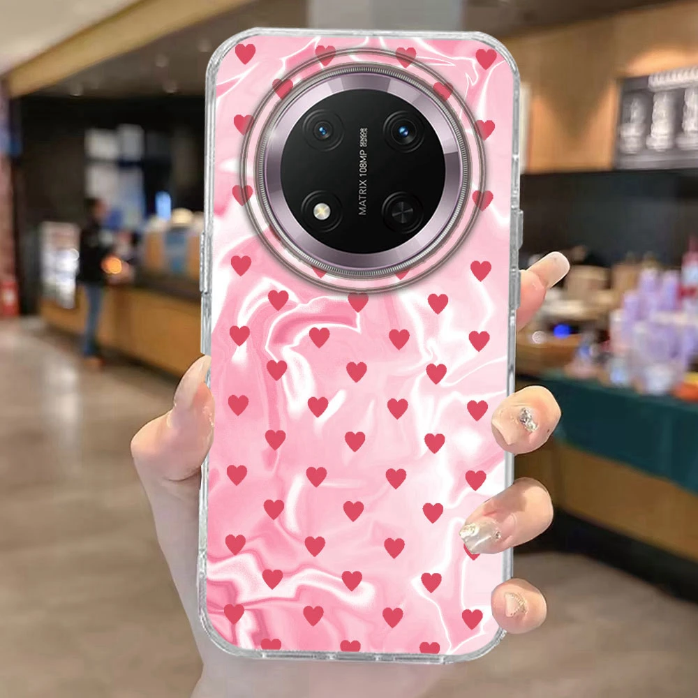 Colorful Love Heart Design Phone Case - Vibrant Protective Cover